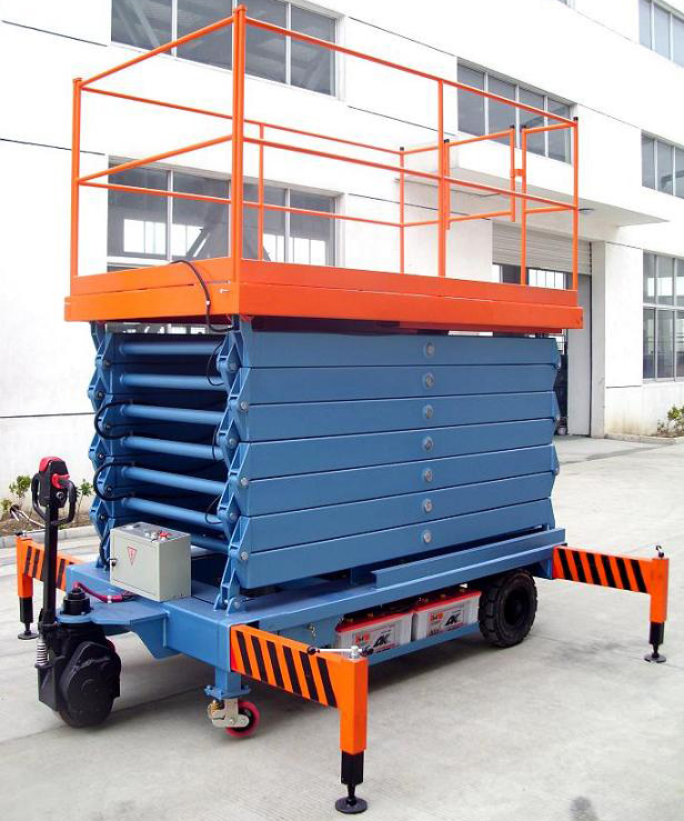 延边助力行走剪叉式高空作业平台